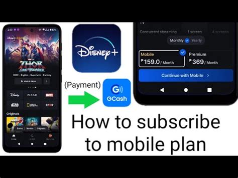 how to subscribe to Disney+ mobile plan using Gcash .